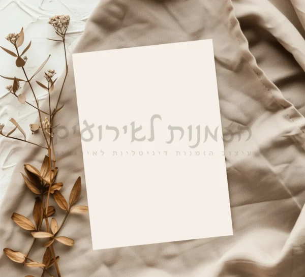 רקע להזמנה -