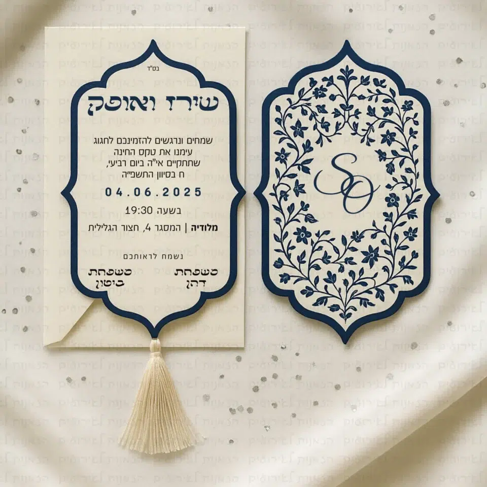 הזמנה לחינה משרבייה
