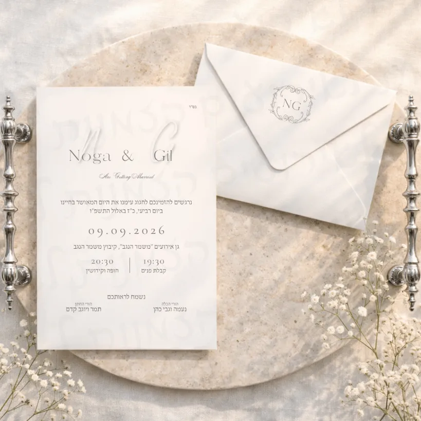 הזמנה דיגיטלית לחתונה